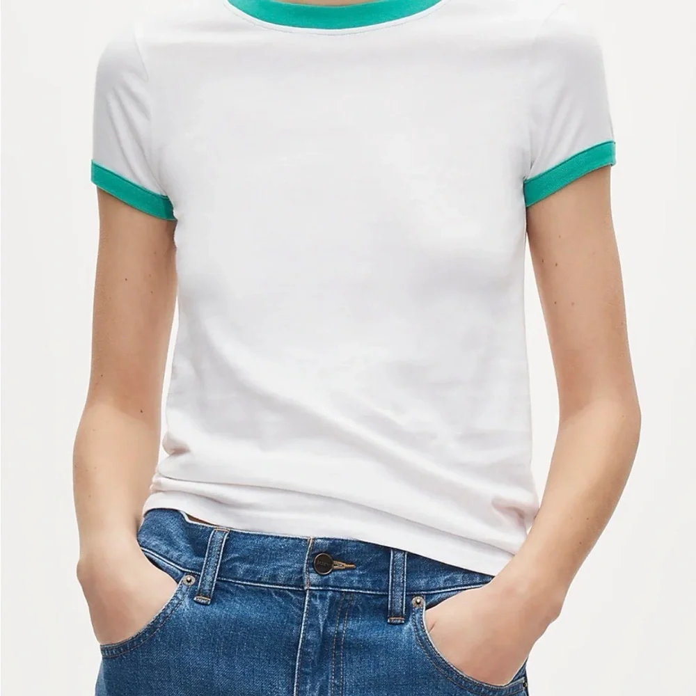 J Crew vintage ringer T shirt NWT